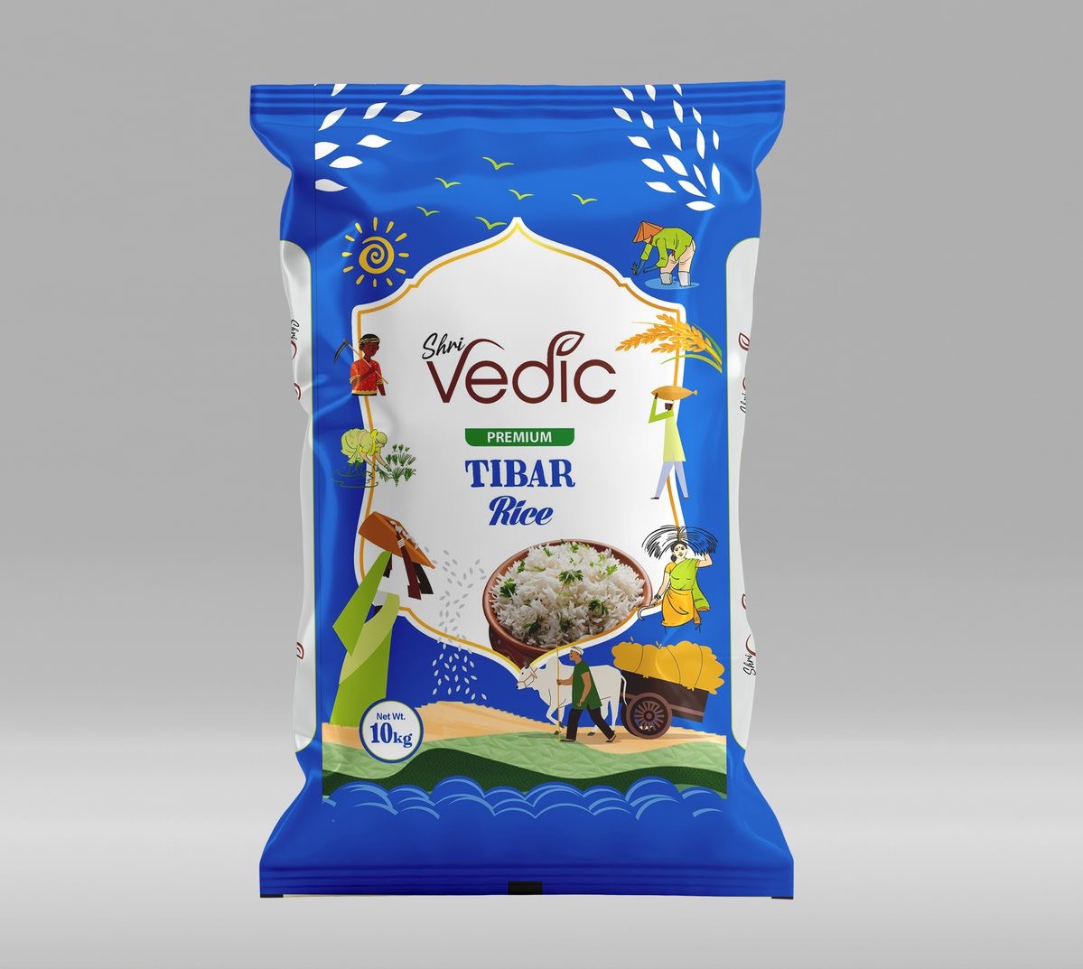 BOPP Rice Bag Design 4
